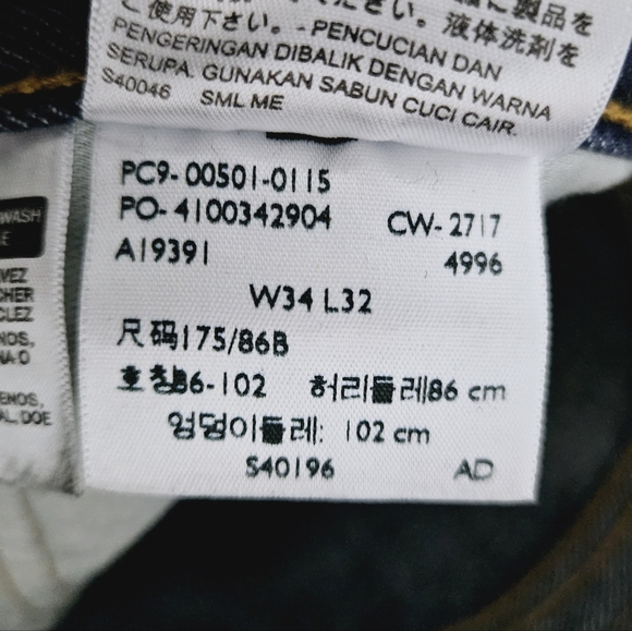 LEVI'S | 501 button fly medium wash cut-off cropped jean capris - Picture 10 of 10